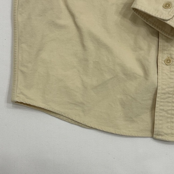Vintage Ralph Lauren Polo Jeans Company U.S. WILDLIFE PRESERVE Tan Shirt US XL - Picture 9 of 16